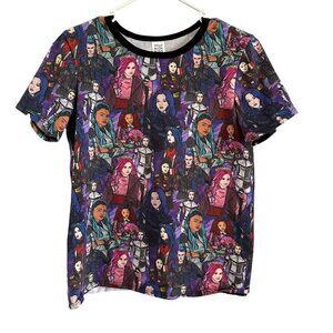 Wild Rich Kids T-Shirt youth size 12 disney Descendants print short sleeve